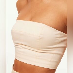 Misa Candy bandeau top NWT Cream Women's Top Sz XS